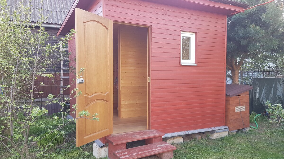 Самая новая постройка на нашем участке