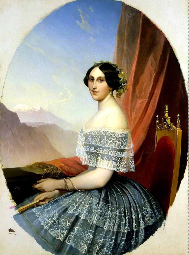 "Портрет юной дамы", Тимофей Нефф