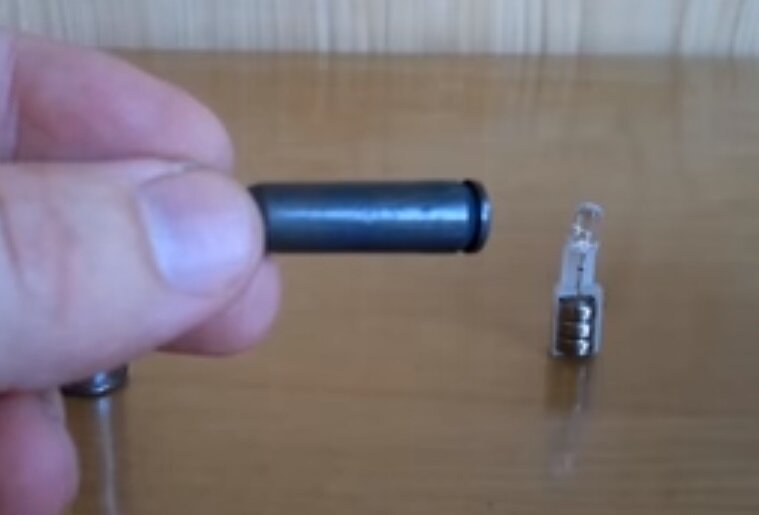 Фонарик из гильзы