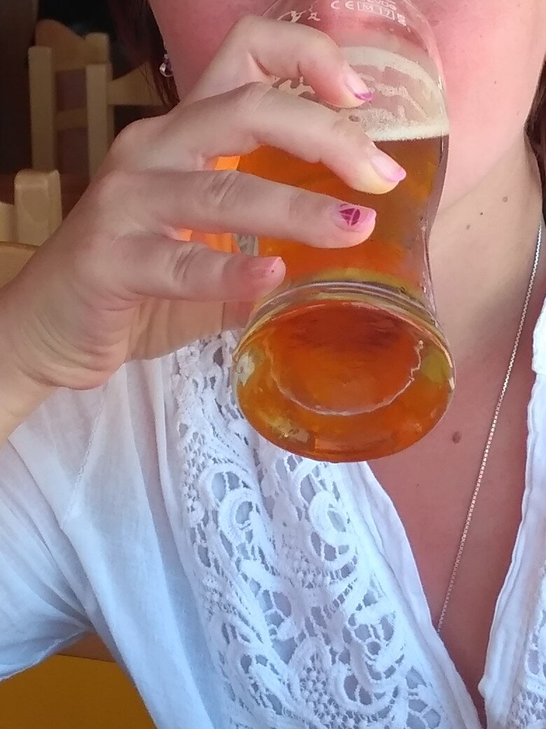 Типа цветной френч с рисунком