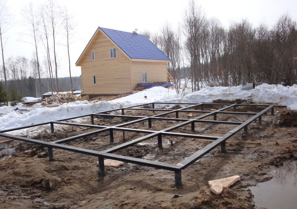 Винтовой-фундамент 6 на 6 Московская область