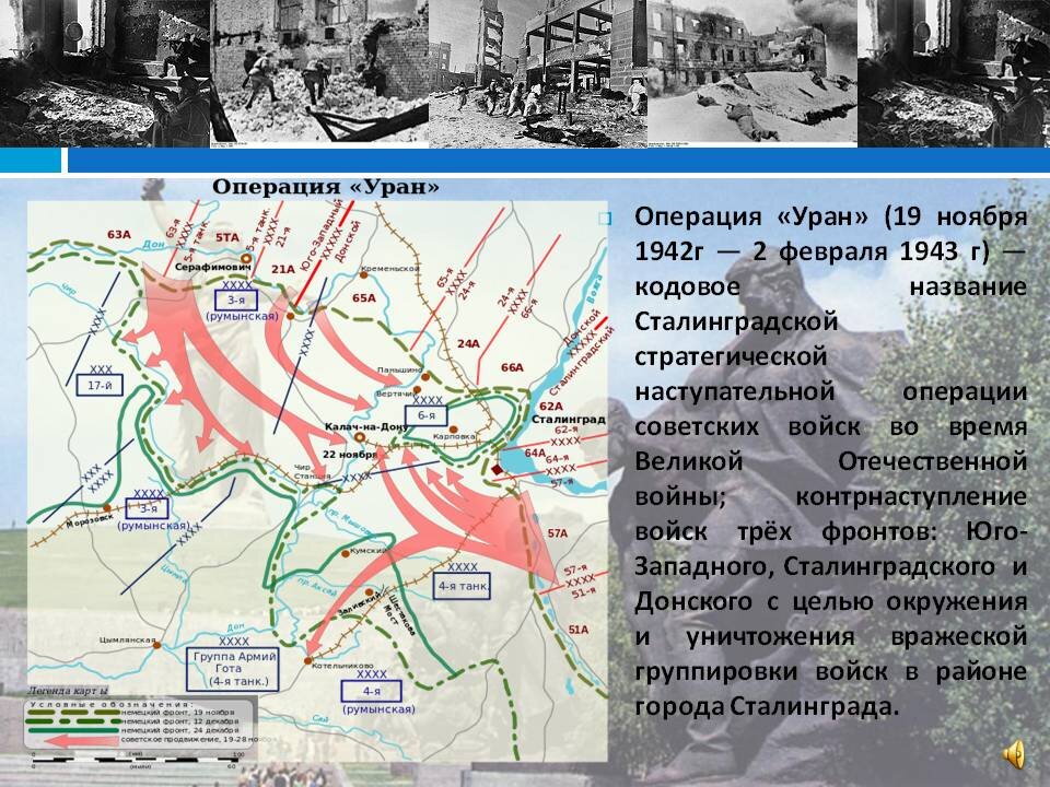 План немцев в сталинградской битве название