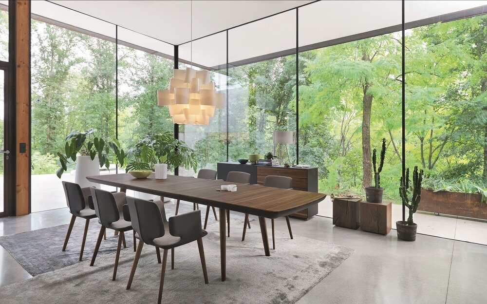 Столовая группа Team7 flaye, массив ореха