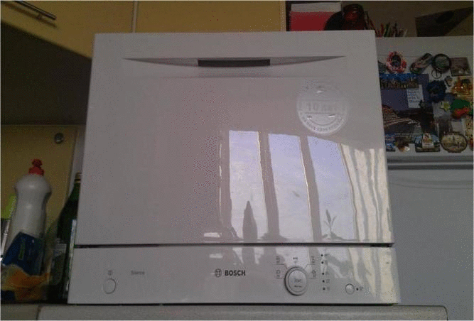 Индикатор неисправности в посудомоечной машинке Bosch(источник фото - Яндекс.Картинки)