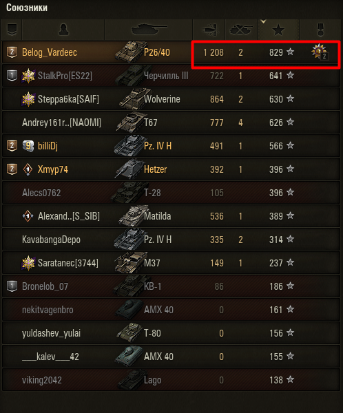 совзводных брал в бою.