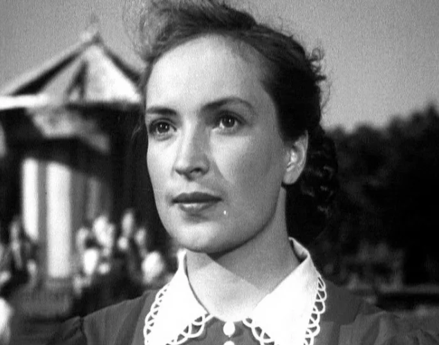 Кадр из фильма "Донецкие шахтёры" 1950 г