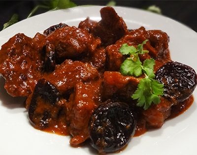 Кисло-сладкое жаркое из говядины. Картинка из открытого источника.