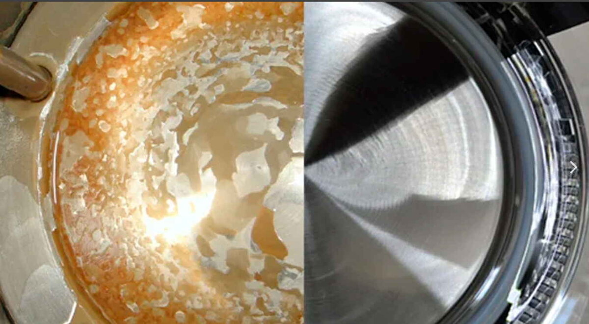 Удаляет накипь с чайника