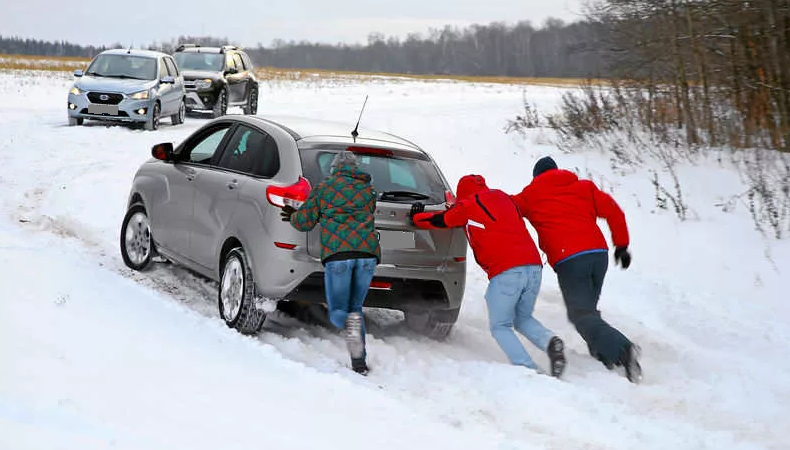 Едем в горку