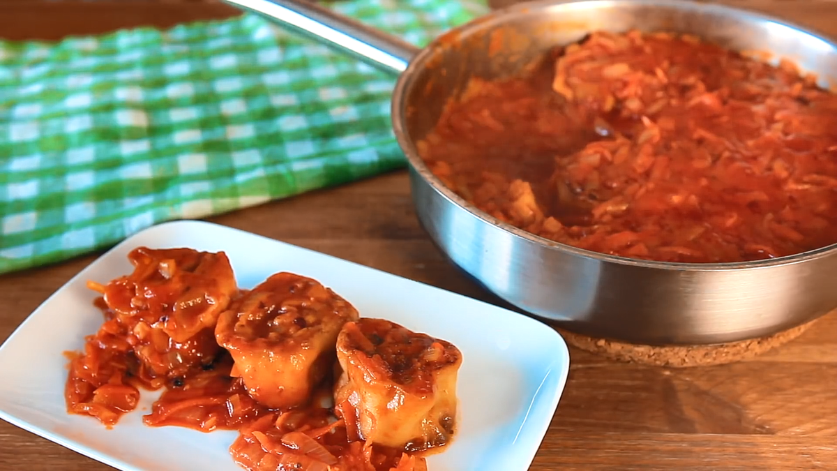 Грузинчики: ленивые овощные пельмени