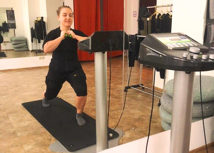 Я на ЕМС-тренировке