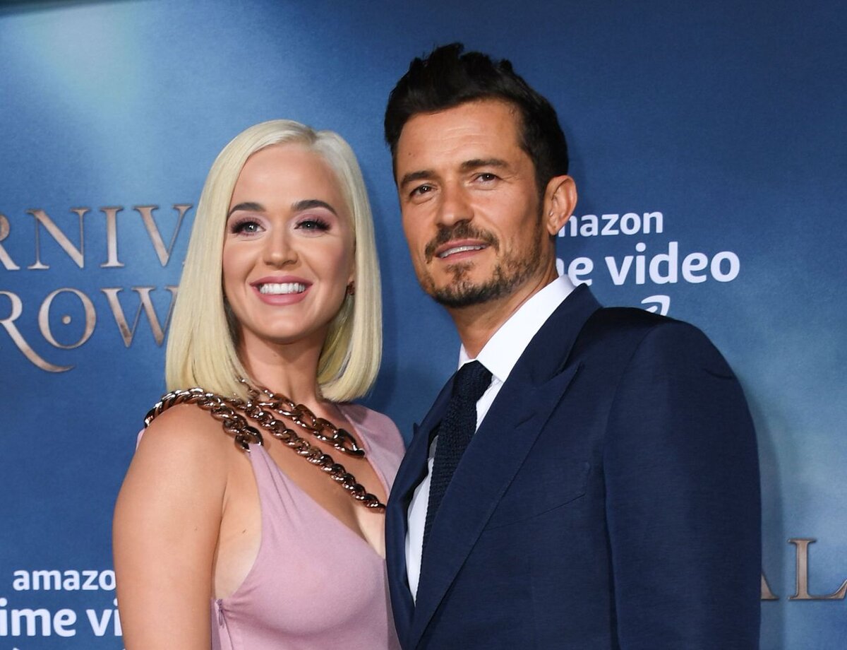 На фото Кэти Перри и актер Орландо Блум. Источник фото: © VALERIE MACON/AFP via Getty Images