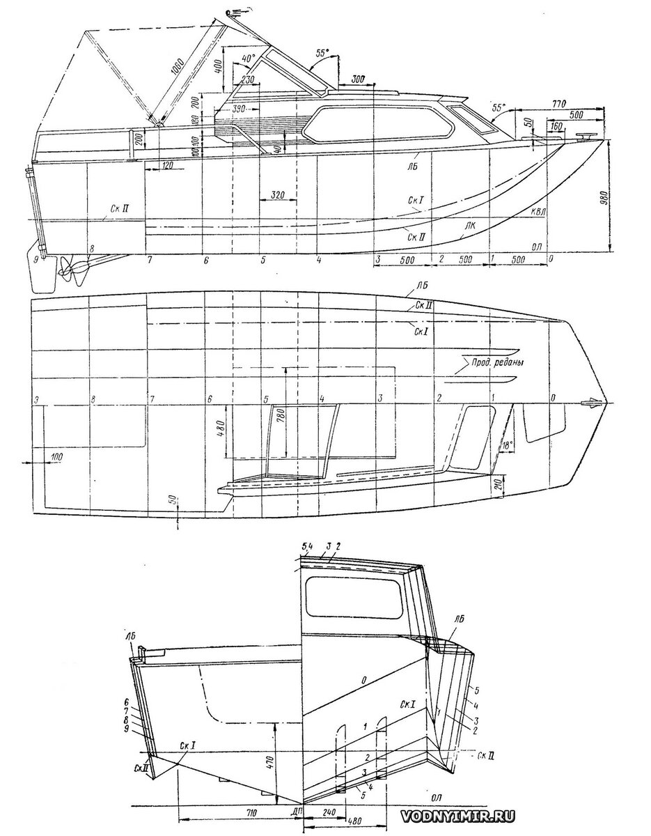 Чертежи катера ,фото из открытого интернет источника 