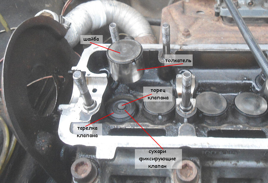 Как рассухарить клапана двигателя?