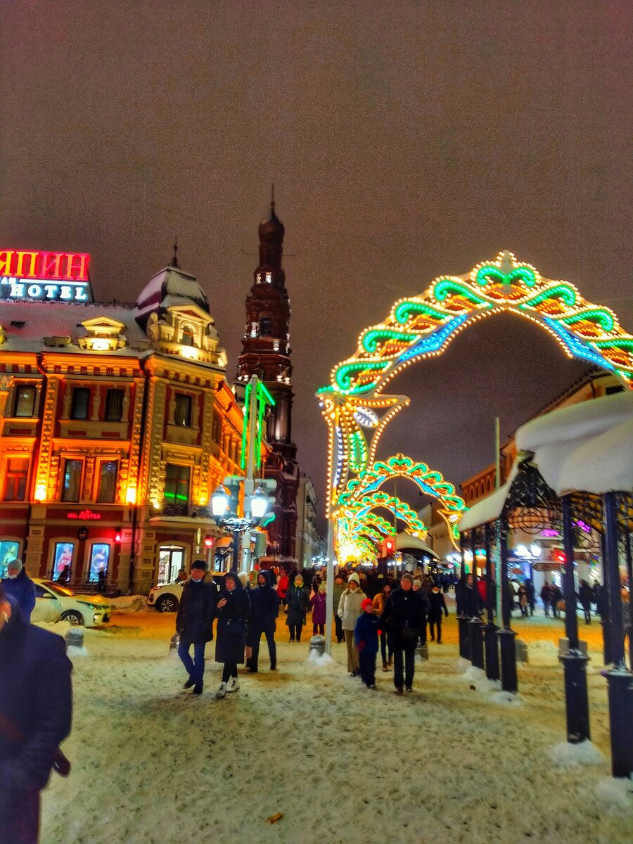 Пешеходная улица Казани (ФОТО АВТОРА) Листай дальше