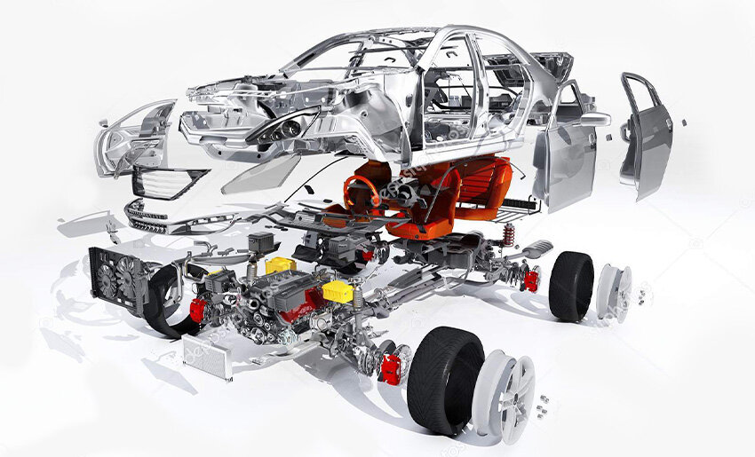 Количество деталей в автомобиле огромно: счёт идёт на десятки тысяч.