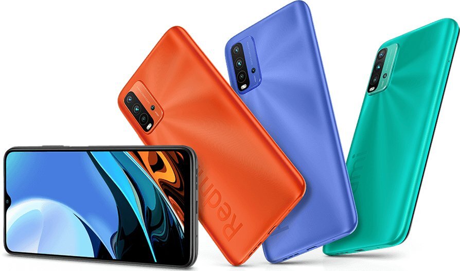 разнообразие расцветок смартфонов Redmi 9T