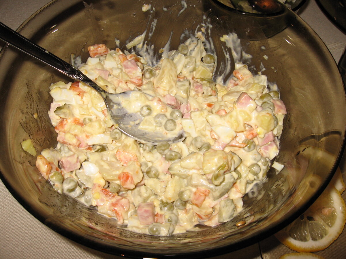 Похудение. Попробуй на оливье.