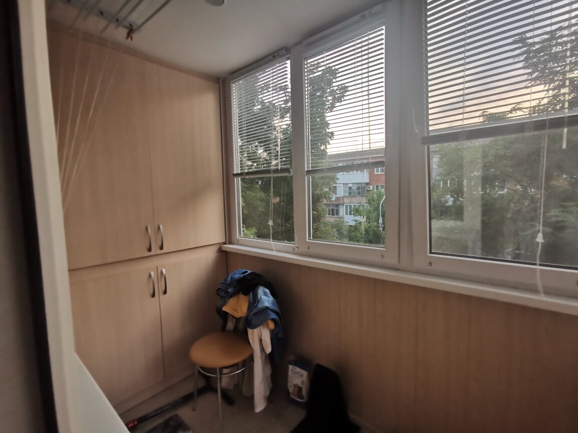 Наш балкон в однокомнатной квартире