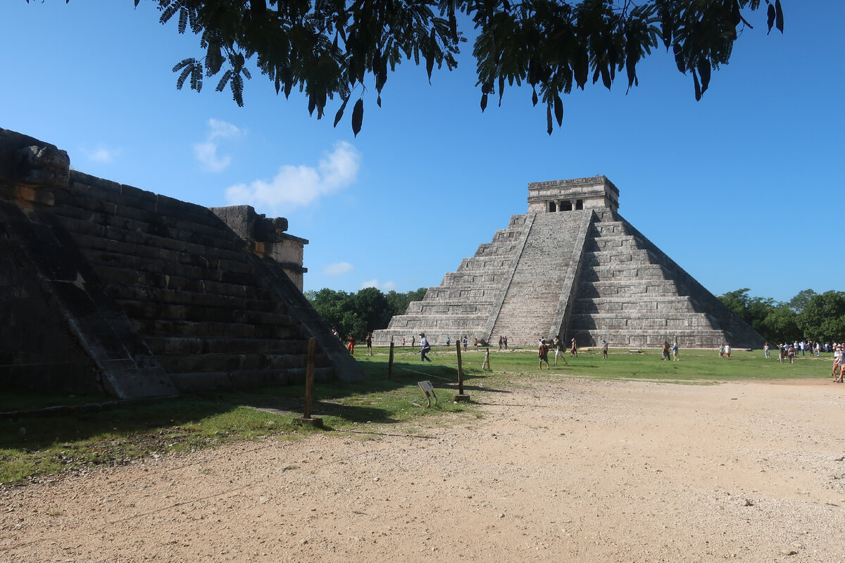 Город Чичен- Ица и пирамиды цивилизации Майя. Мексика.