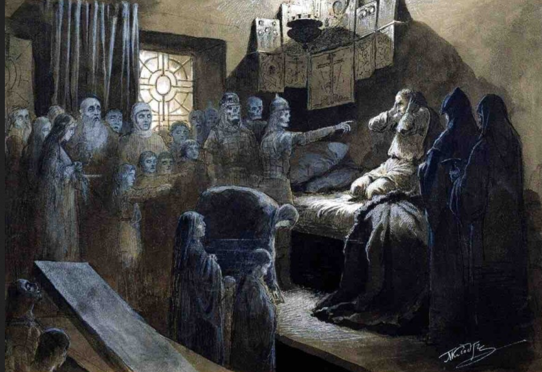 Михаил Клодт. "Иван Грозный и тени  его жертв"