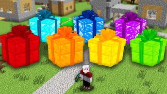 КТО ПОДАРИЛ МНЕ ОГРОМНЫЕ РАДУЖНЫЕ ПОДАРКИ В МАЙНКРАФТ 100% Троллинг Ловушка Minecraft ТОПОВСКИЙ