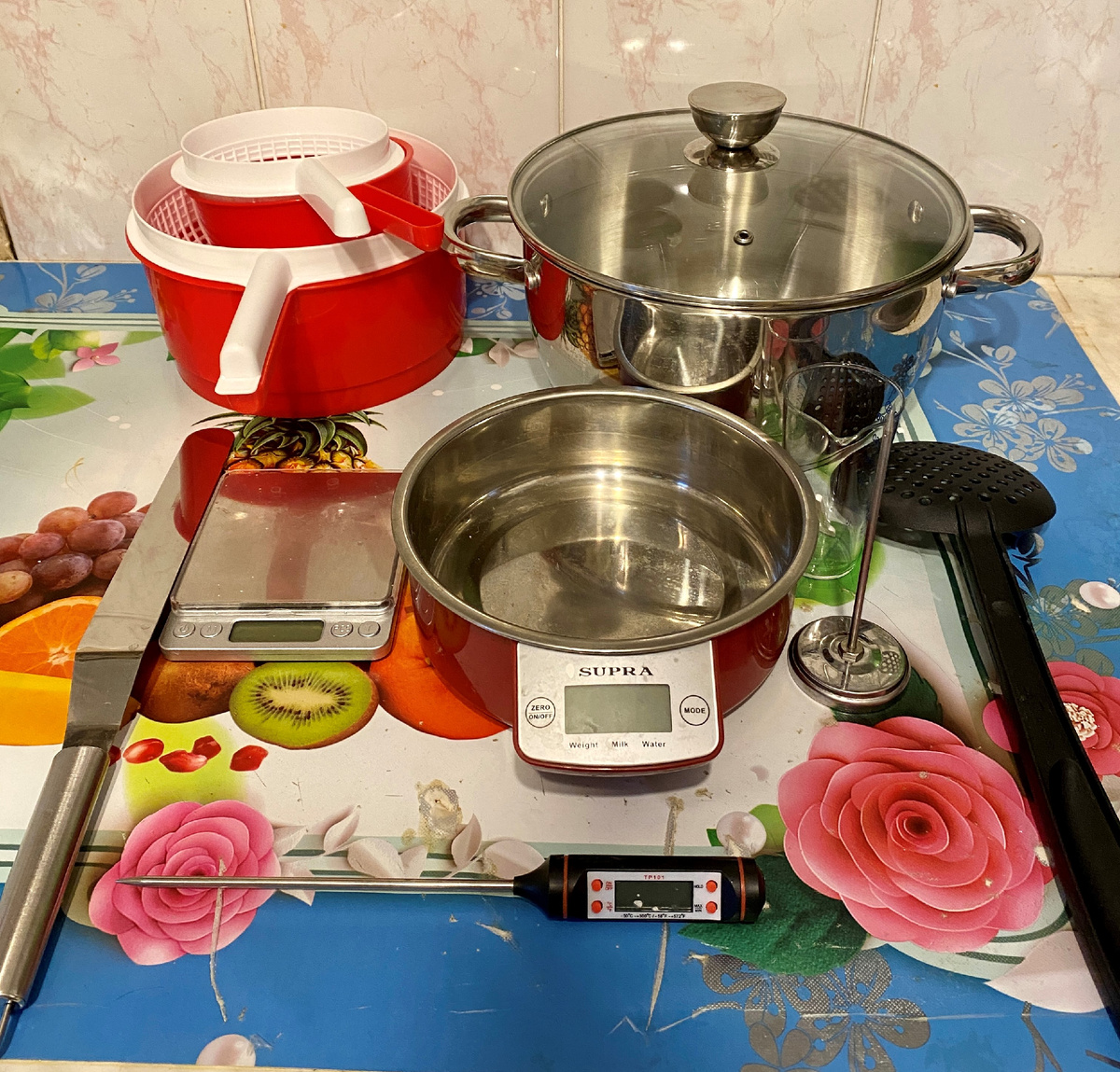 Стартовый инвентарь для варки сыра