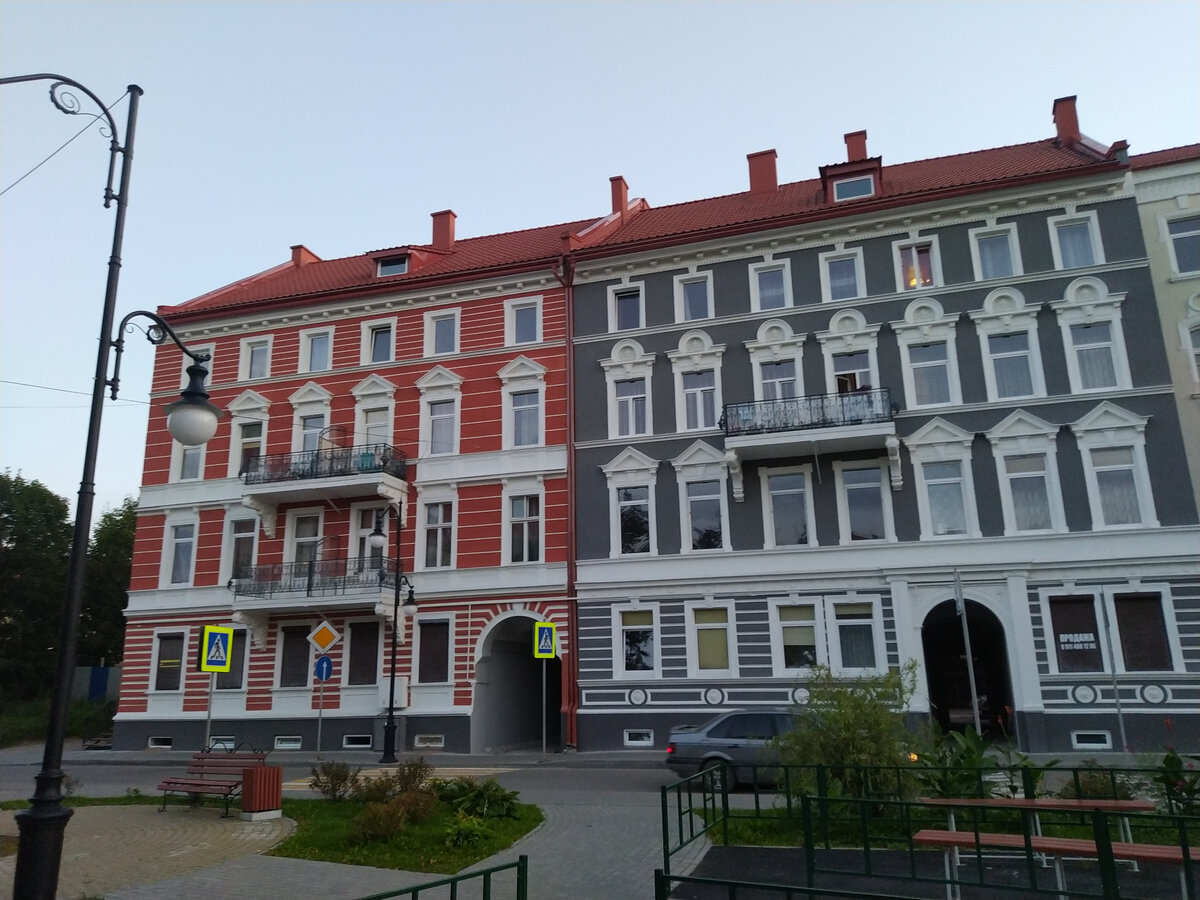 Историческая застройка в Черняховске