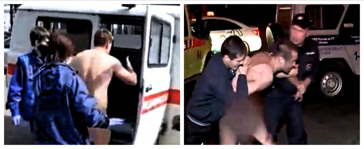 Для "нудистов" у нас существует два способа помощи- скорая и полицейская... Фото https://www.smolnews.ru.