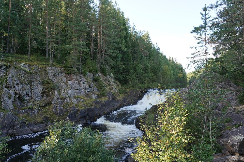 Водопад Кивач, Карелия