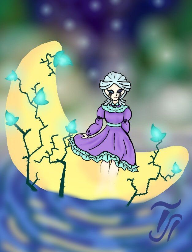 Одна из моих работ на планшете