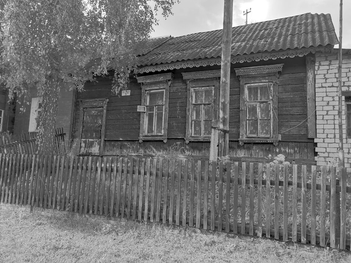 Сельский дом в Рязанской области. Фотография автора блога. 