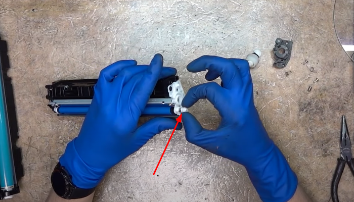 Фото 59. Ставим маленькую шестерню