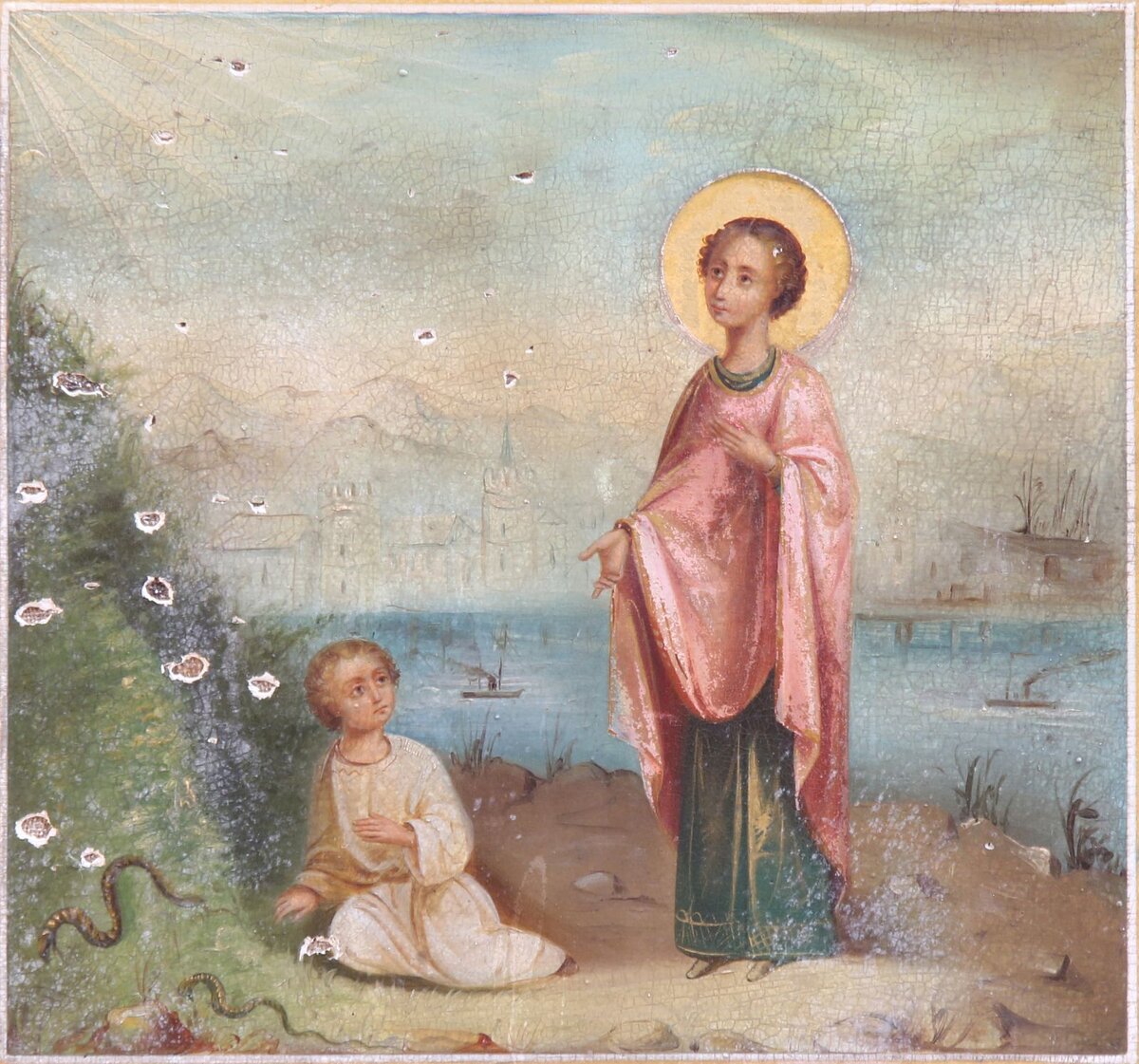 Икона Святой Пантелеймон.