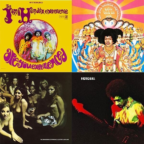 Jimi Hendrix - прижизненная дискография - не правда ли скромно?