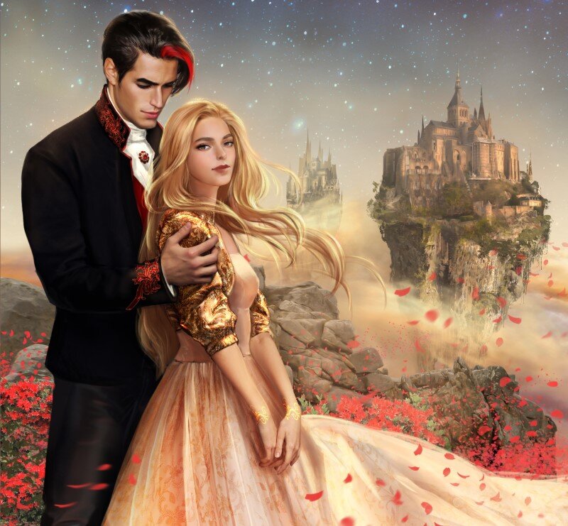 Арт с обложки книги "Академия божественных жен. Разрушение"