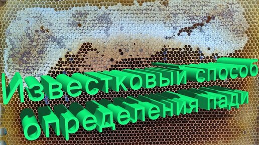 Профессор Кашковский про известковый способ определения пади