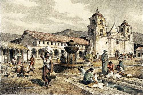 Миссия Санта-Барбара, 1840- е годы
