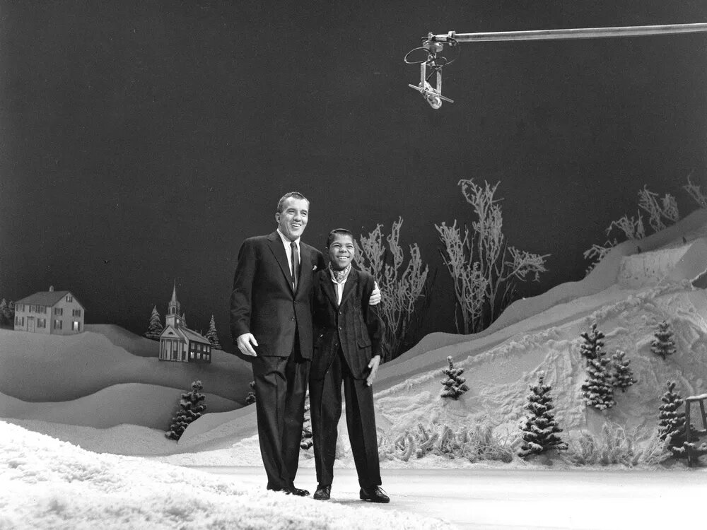 Фрэнки с Эдом Салливаном, ведущим самого престижного шоу 50-60-х