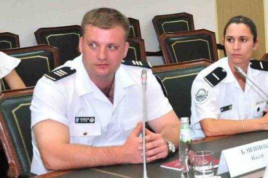 
Иван Близнюк на фото выпускников московского университета МВД, где он проходил обучение.