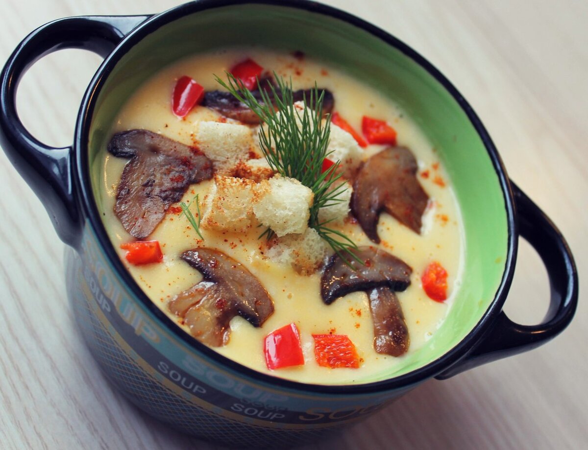 Грибной крем-суп пошаговый рецепт с фото
