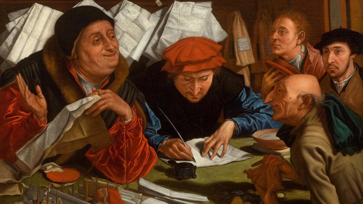 Маринус ван Реймерсвале, Последователь. Сборщик налогов со своими клерками