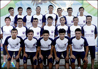 Футболисты «Ифтихора». Фото с сайта Championat.asia 
