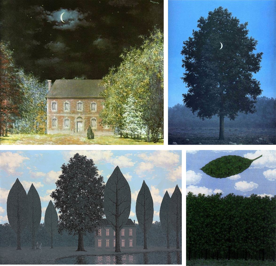 Пейзажи Рене Магритта (1948 - 1964 гг.)