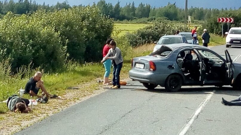 ДТП на автодороге Великий Новгород — Сергово — Борки. Алексей Терехов ©