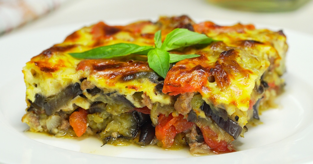 Мусака с овощами