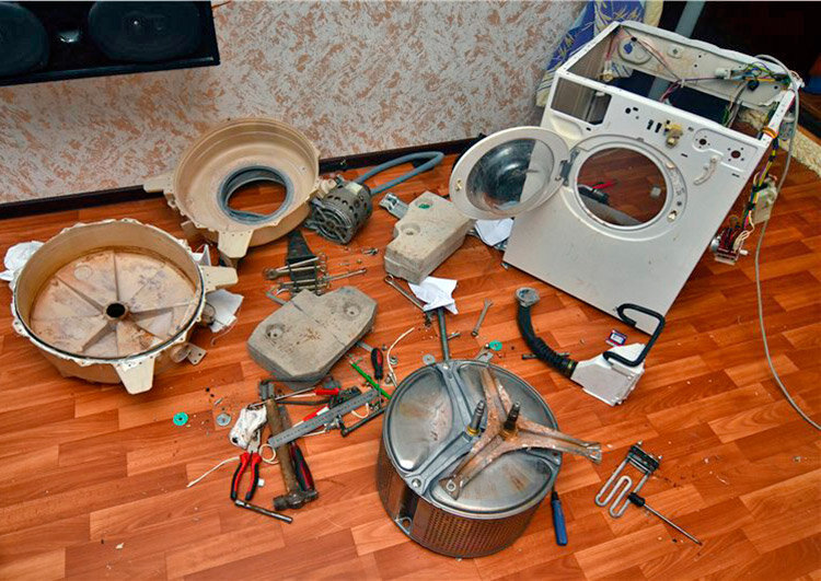Вибрация стиральной машины: 7 распространенных причин, почему стиральная машина «скачет»