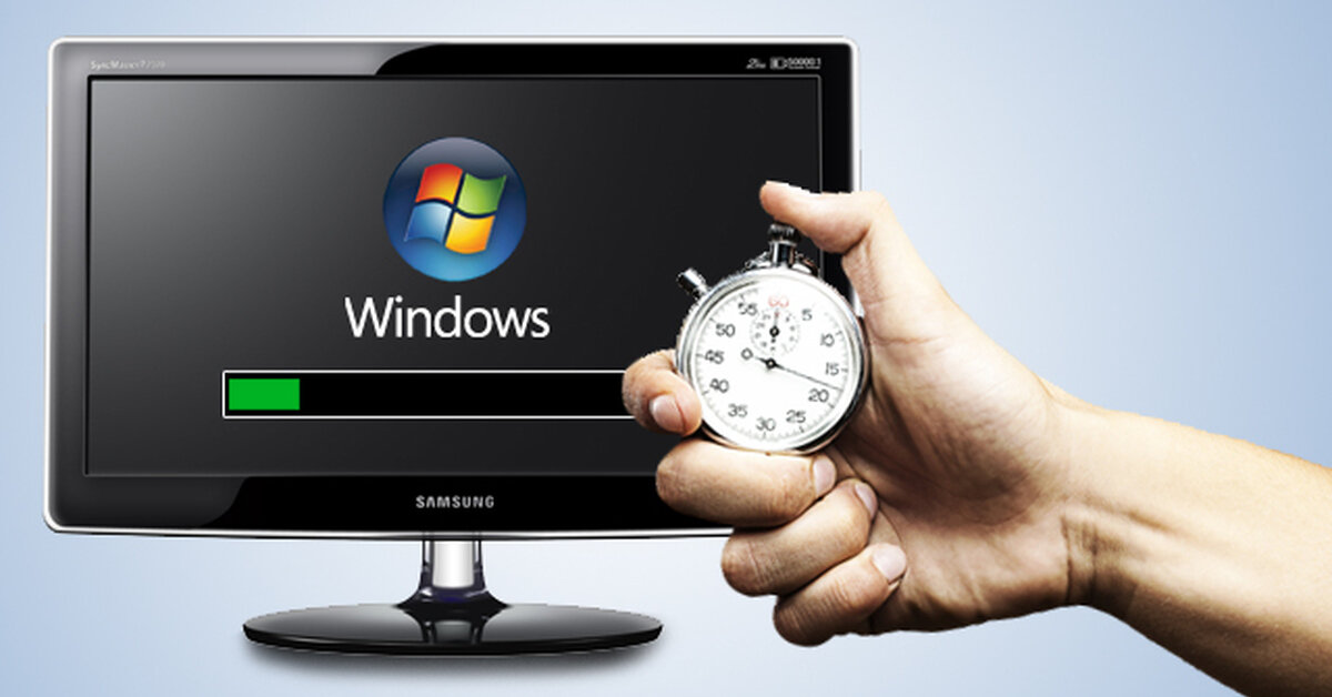 Windows компьютер. Медленный компьютер. Загрузка компьютера. Замедление работы компьютера.