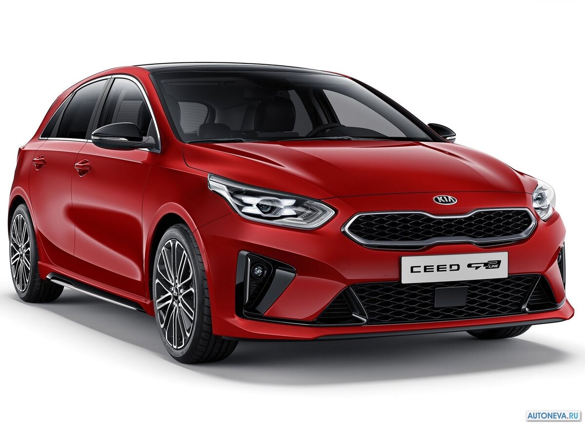 Kia Ceed 2019 красный