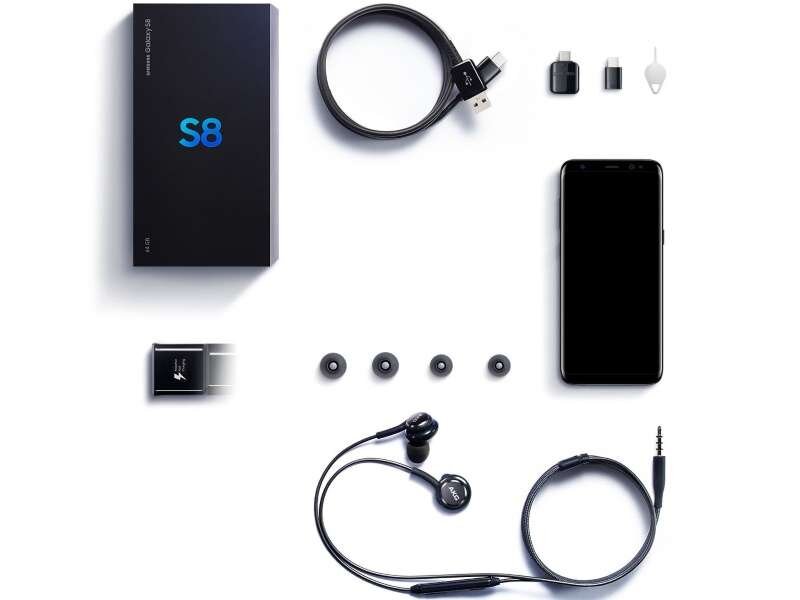 Комплект поставки флагмана Samsung Galaxy S8 Plus